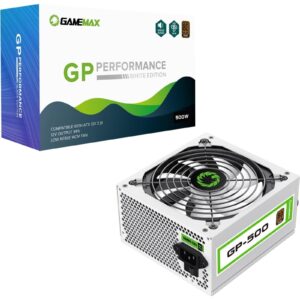 GameMax GP-500 500W 80 Plus Bronze Certified Power Supply Unit with Ultra Silent 140mm White Fan, High Efficiency, and Reliable Performance for Gaming and Office PCs - Image 3