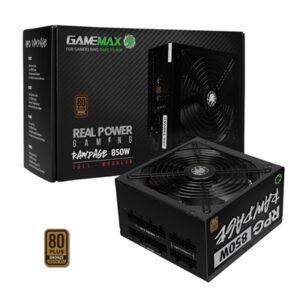 Gamemax RPG Rampage 850W Fully Modular 80 Plus Bronze PSU With 140mm FDB Fan - Image 2