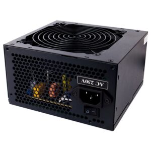 TARGET 500W Builder Series PSU with 12cm Cooling Fan - Black Edition, High-Efficiency | PFC Certified | CE Compliant | White Box Packaging - Image 2