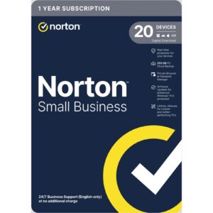 Norton Small Business, Antivirus Software, 20 Devices, 1-year Subscription, Includes 250GB of Cloud Storage, Dark Web Monitoring, Private Browser, 24/7 Business Support, Activation Code by email - ESD - Image 3